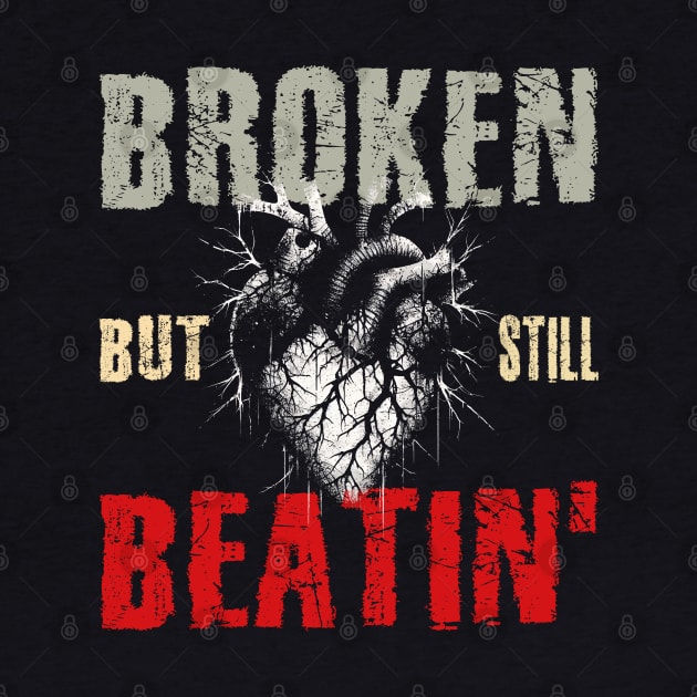 Grunge Broken Heart but Beating by MetalByte